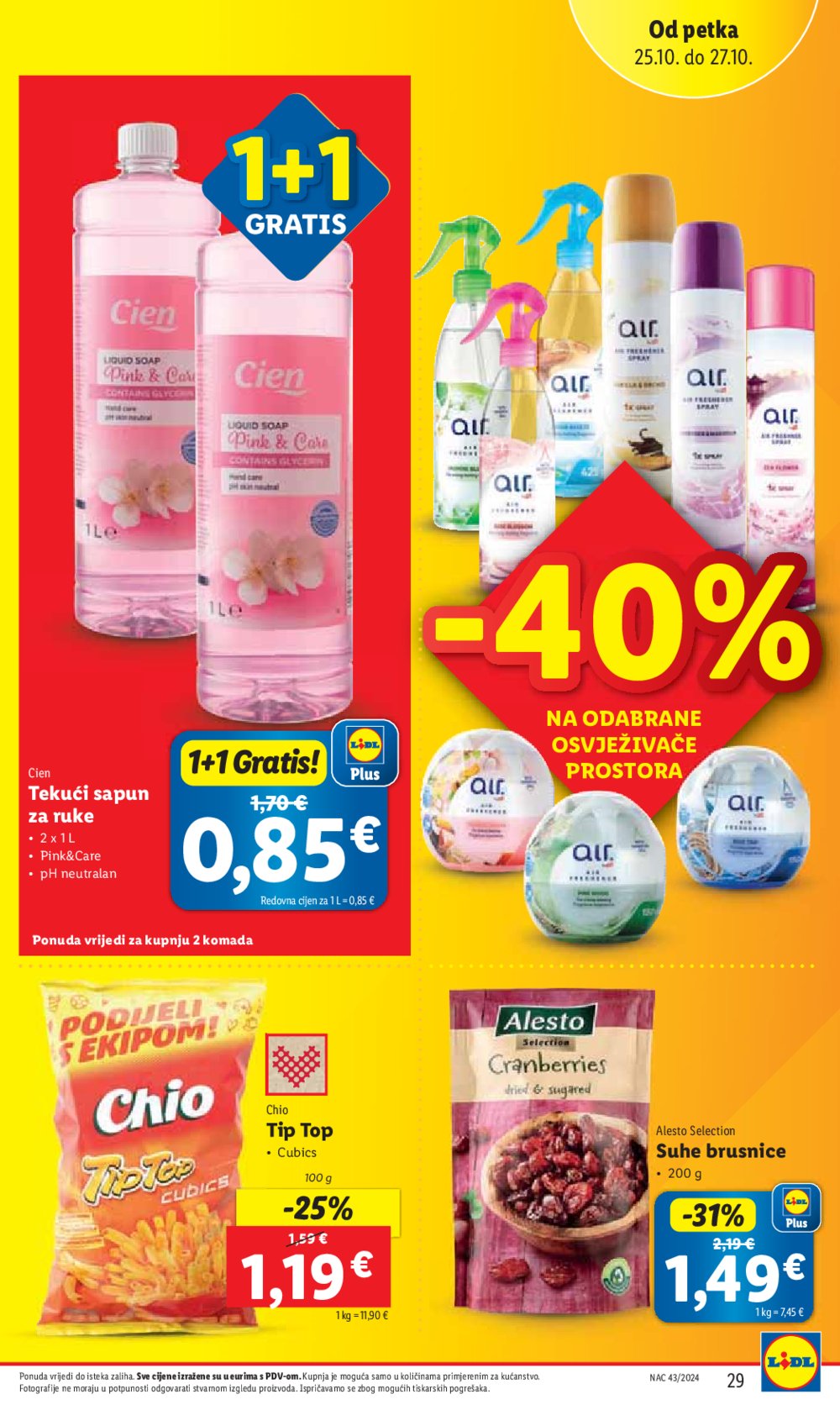 Lidl katalog Super ponuda od četvrtka 24.10.-27.10.2024.