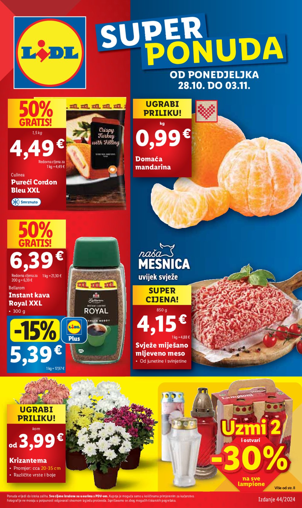 Lidl katalog Super ponuda od ponedjeljka 28.10.-03.11.2024.