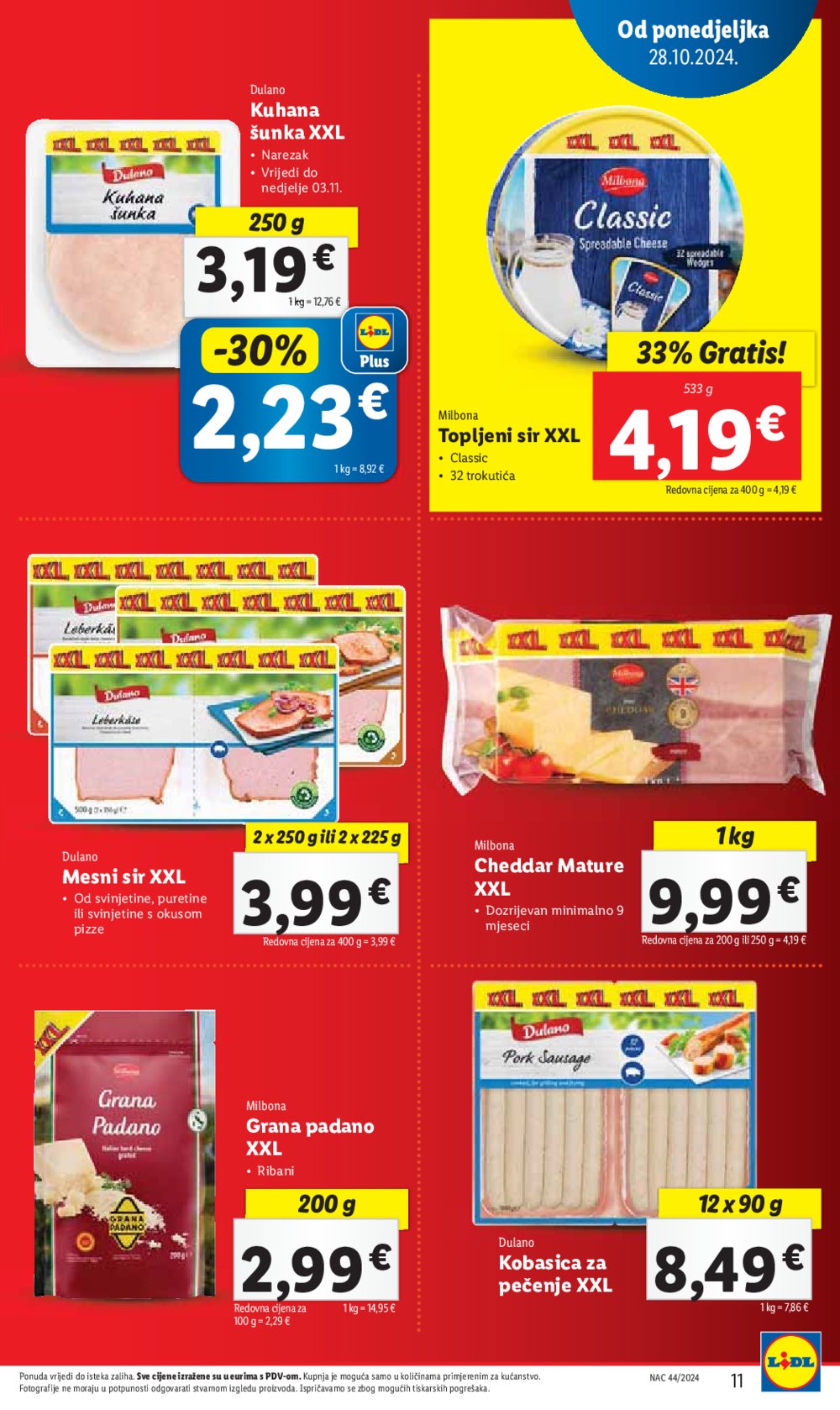 Lidl katalog Super ponuda od ponedjeljka 28.10.-03.11.2024.