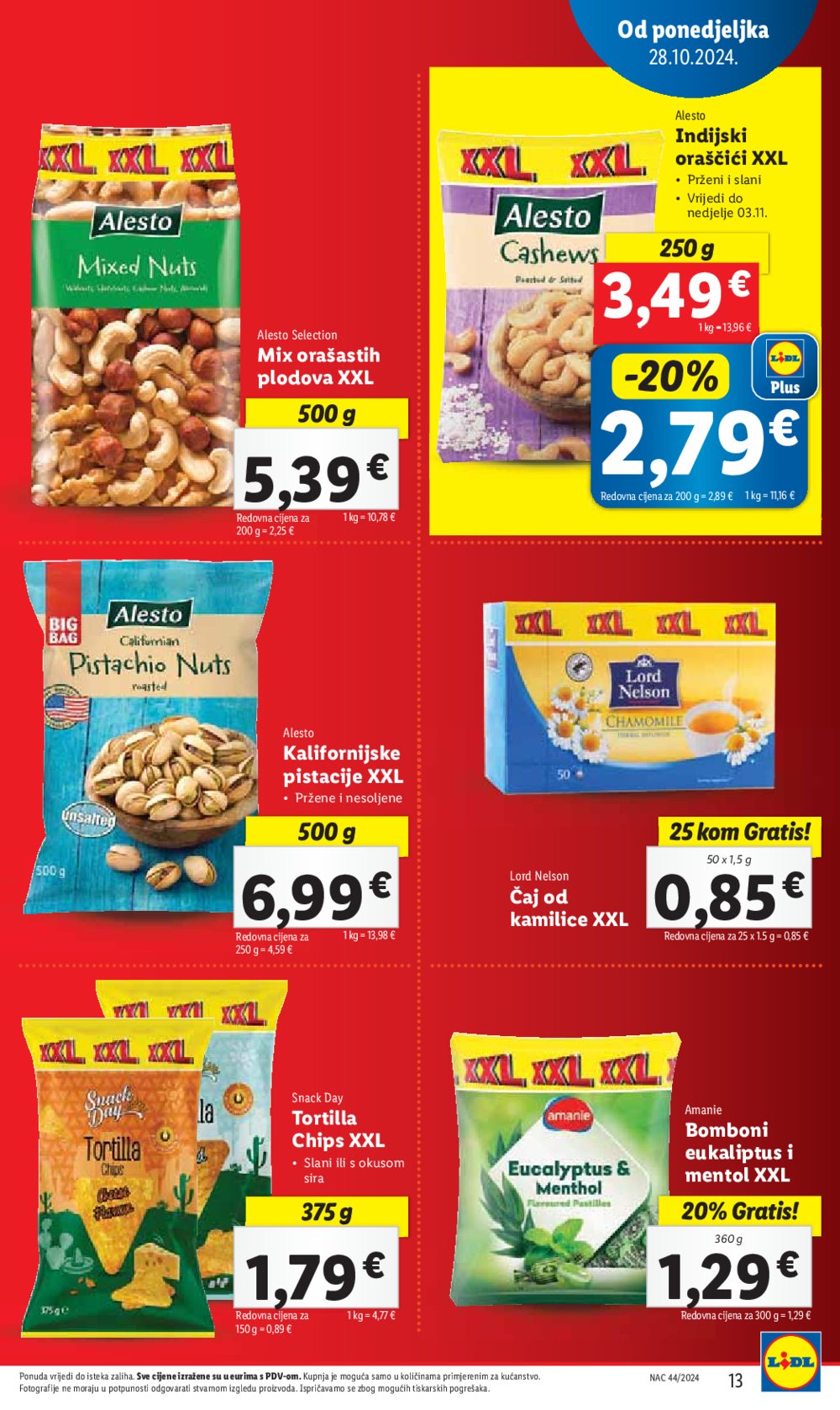 Lidl katalog Super ponuda od ponedjeljka 28.10.-03.11.2024.