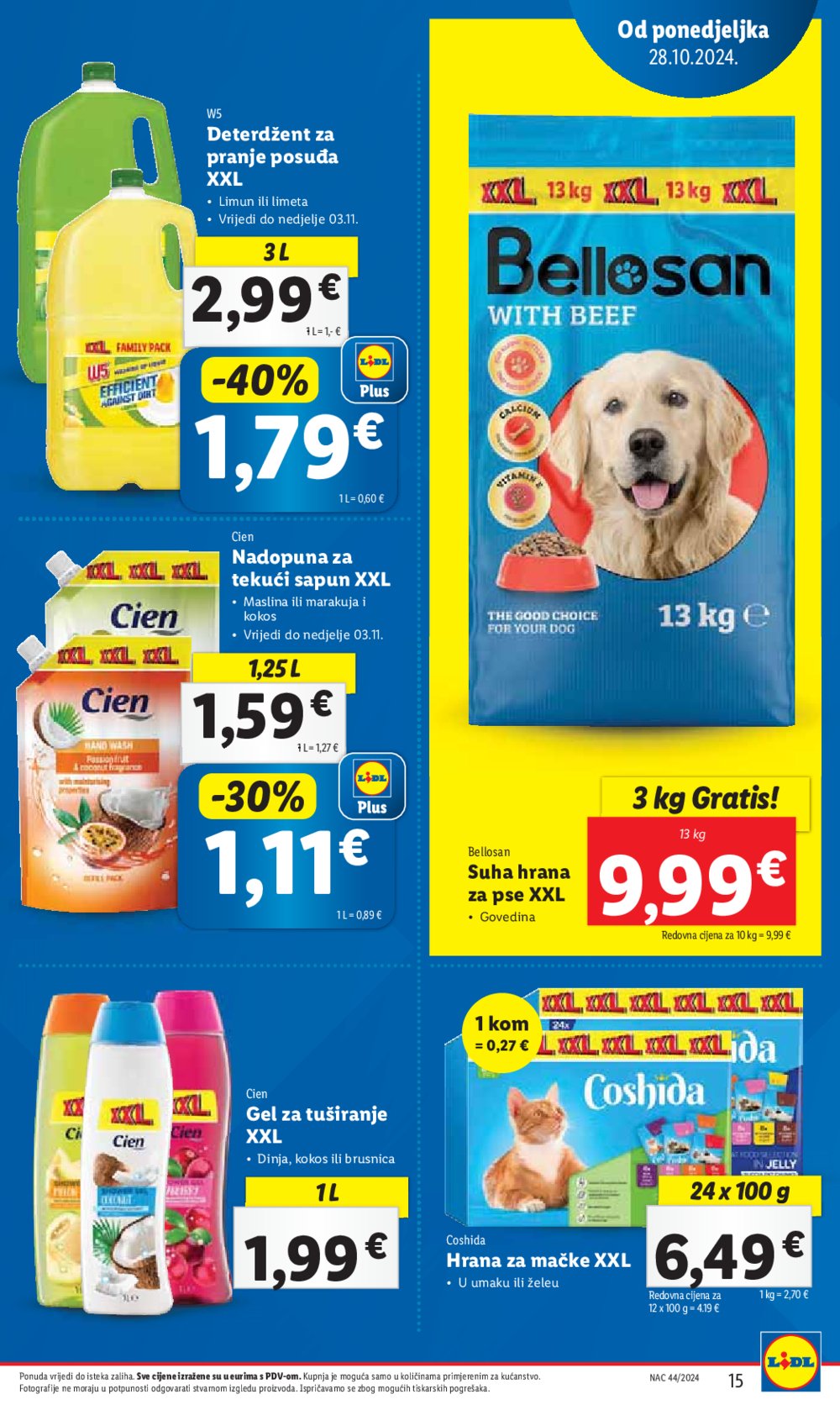 Lidl katalog Super ponuda od ponedjeljka 28.10.-03.11.2024.