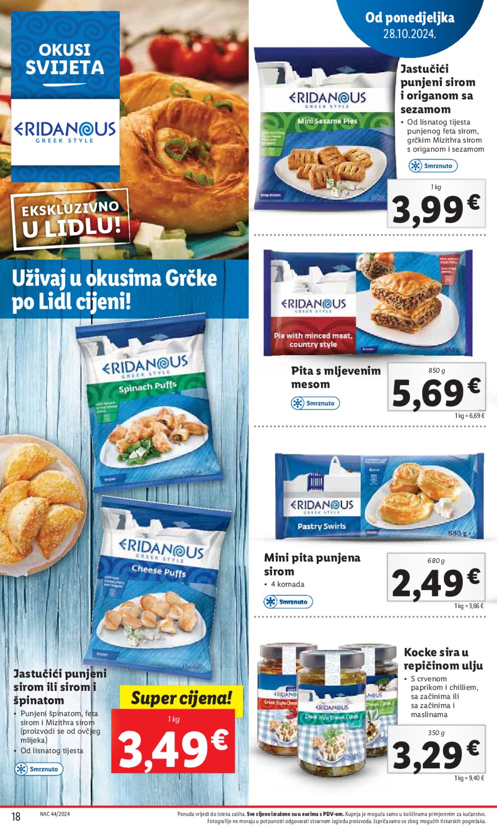 Lidl katalog Super ponuda od ponedjeljka 28.10.-03.11.2024.