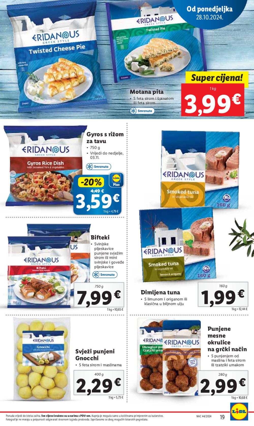 Lidl katalog Super ponuda od ponedjeljka 28.10.-03.11.2024.