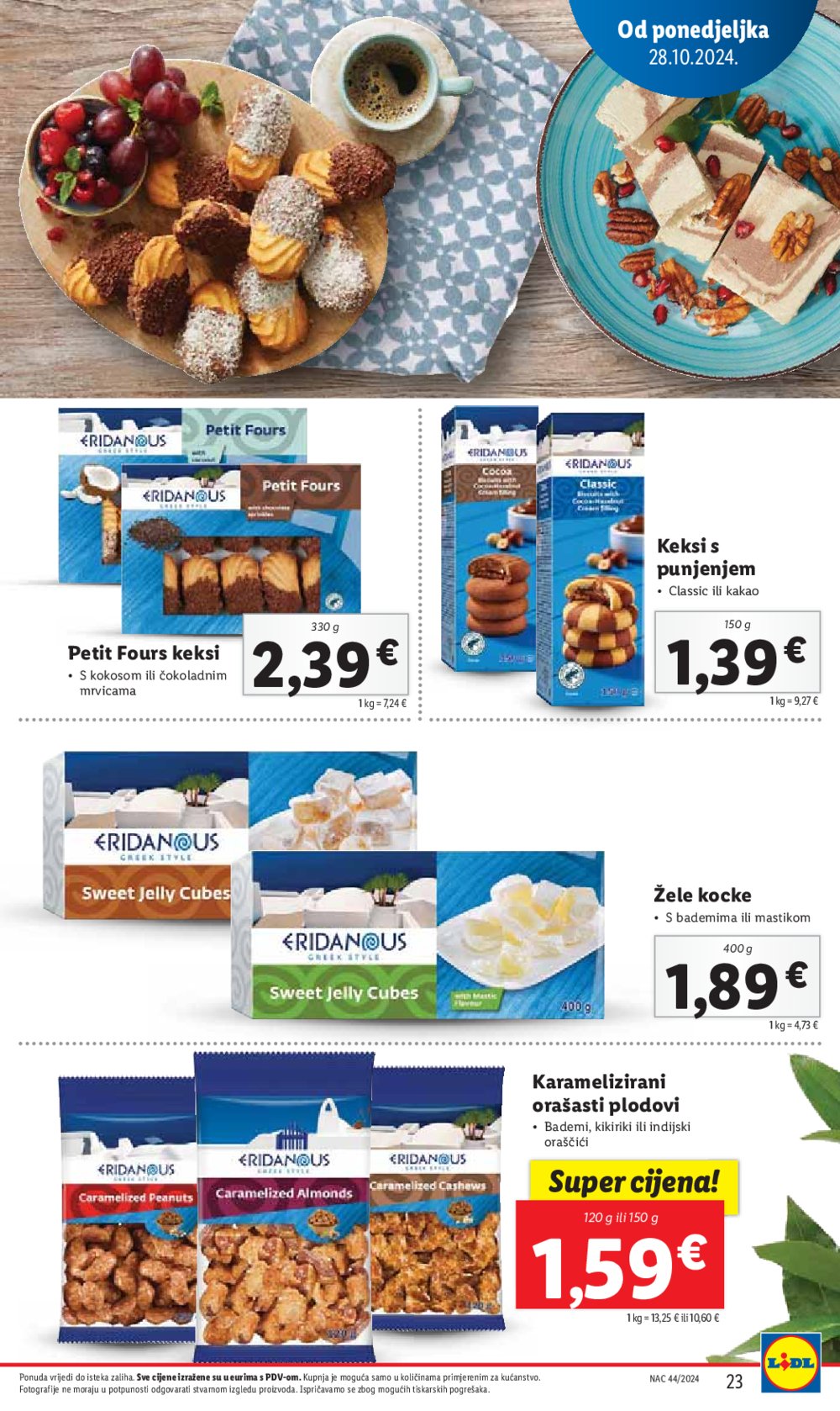 Lidl katalog Super ponuda od ponedjeljka 28.10.-03.11.2024.