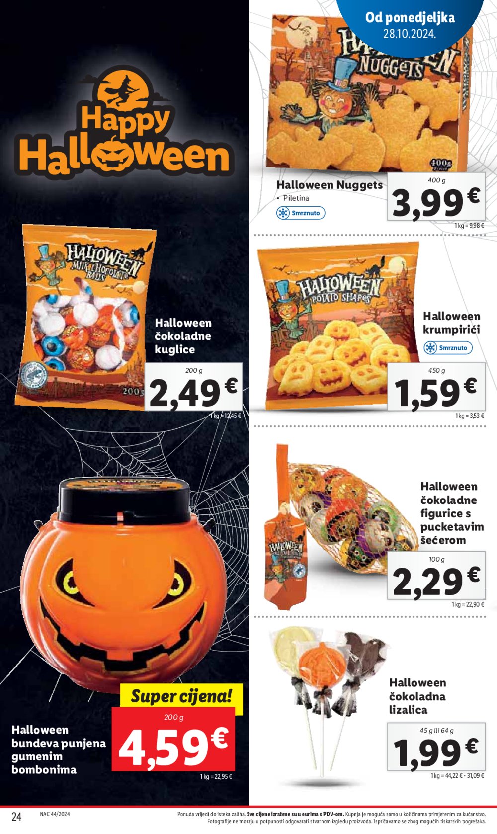 Lidl katalog Super ponuda od ponedjeljka 28.10.-03.11.2024.