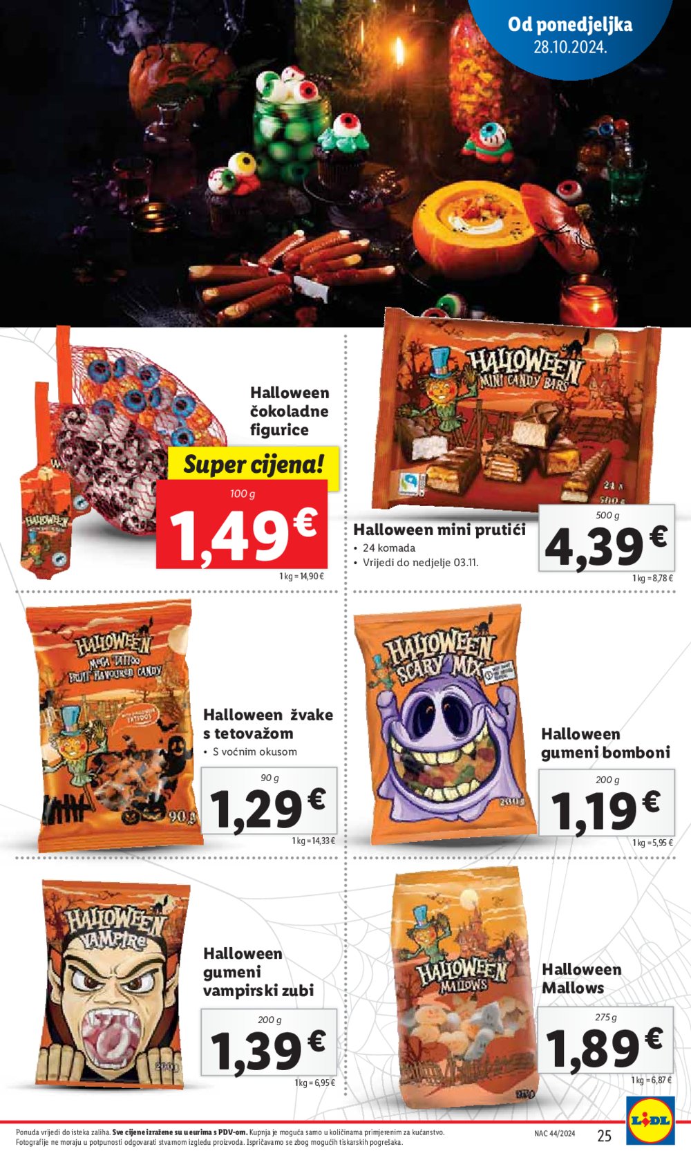 Lidl katalog Super ponuda od ponedjeljka 28.10.-03.11.2024.