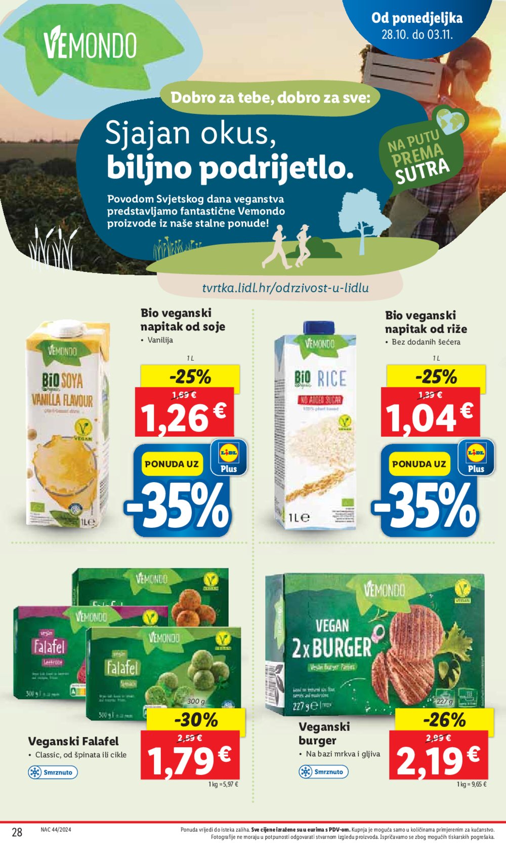 Lidl katalog Super ponuda od ponedjeljka 28.10.-03.11.2024.