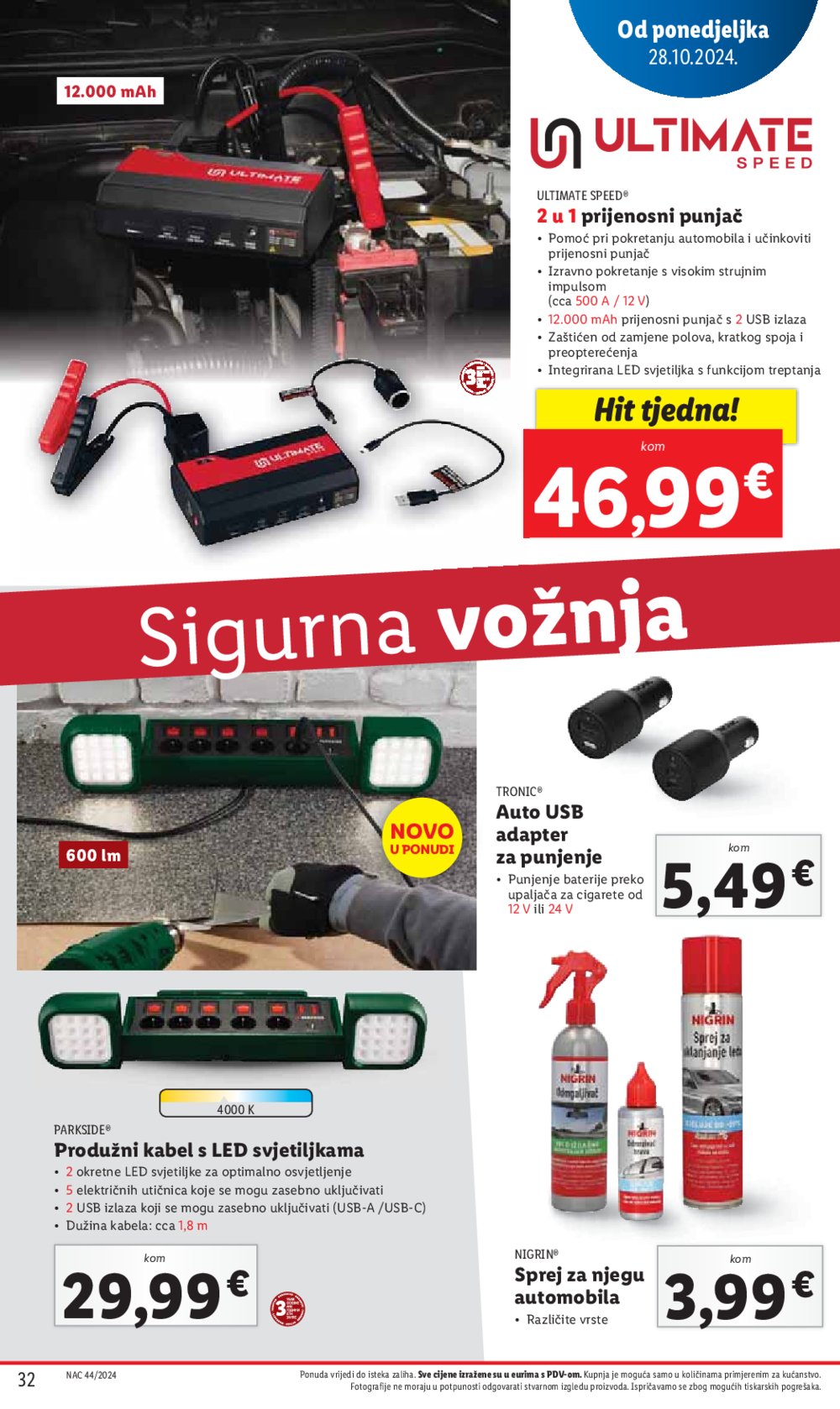 Lidl katalog Super ponuda od ponedjeljka 28.10.-03.11.2024.