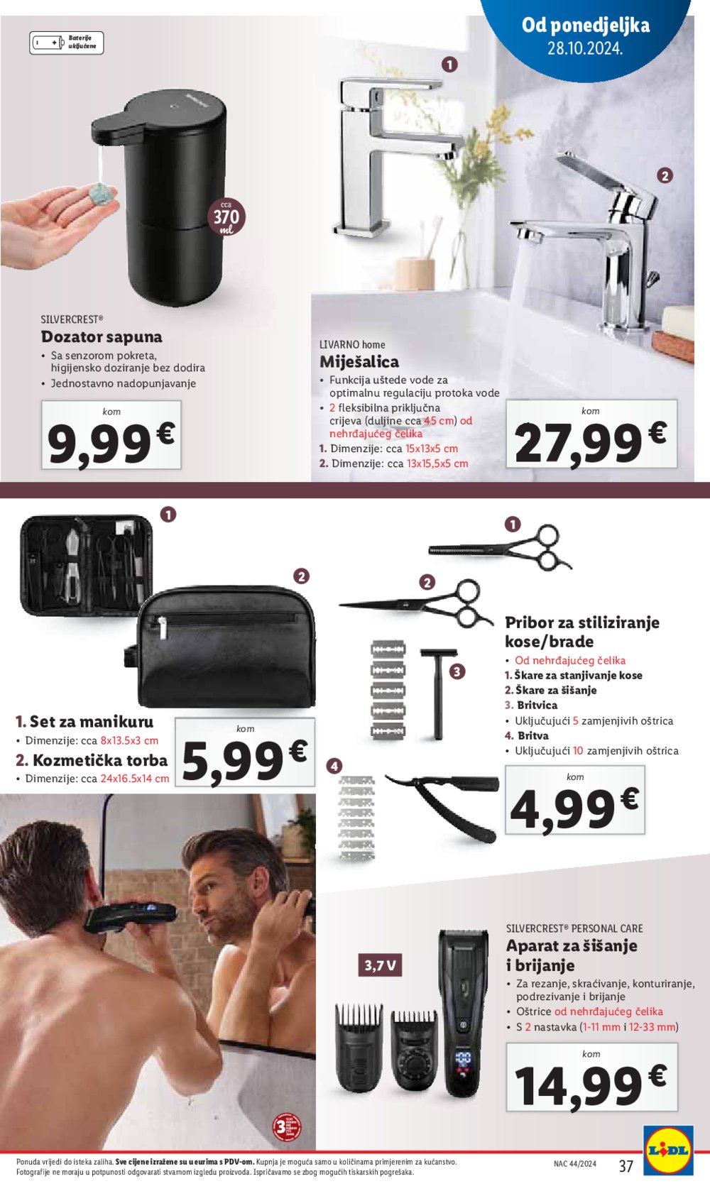 Lidl katalog Super ponuda od ponedjeljka 28.10.-03.11.2024.