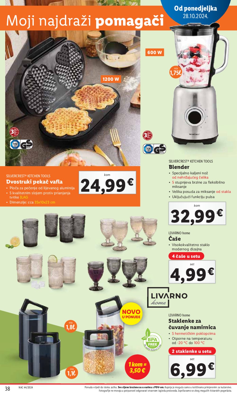 Lidl katalog Super ponuda od ponedjeljka 28.10.-03.11.2024.