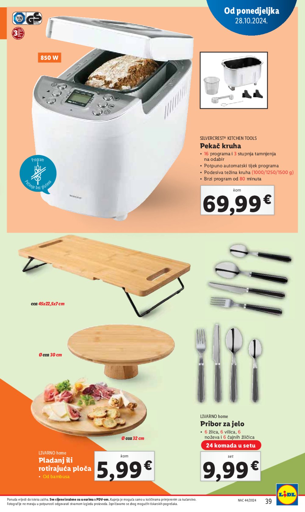 Lidl katalog Super ponuda od ponedjeljka 28.10.-03.11.2024.