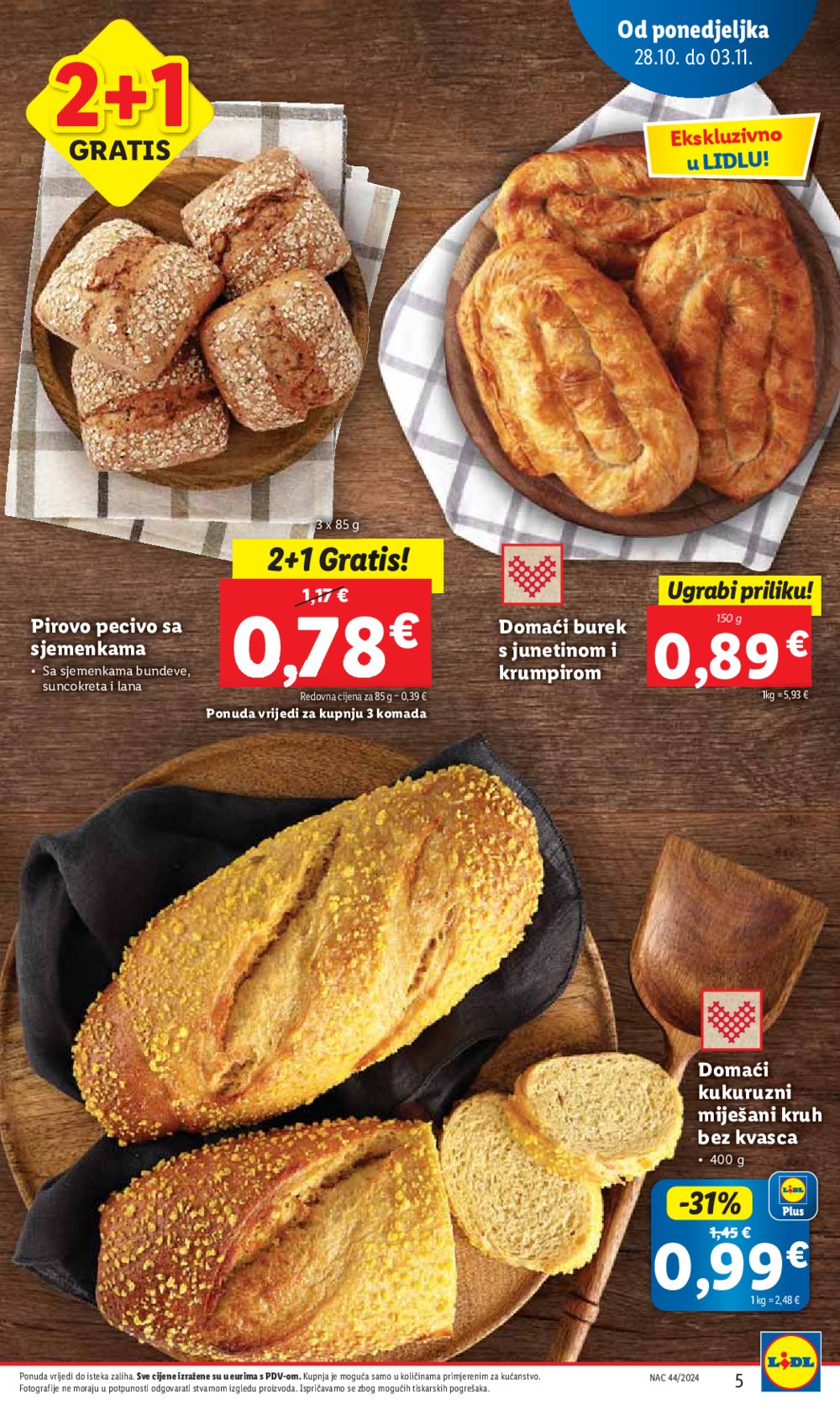 Lidl katalog Super ponuda od ponedjeljka 28.10.-03.11.2024.