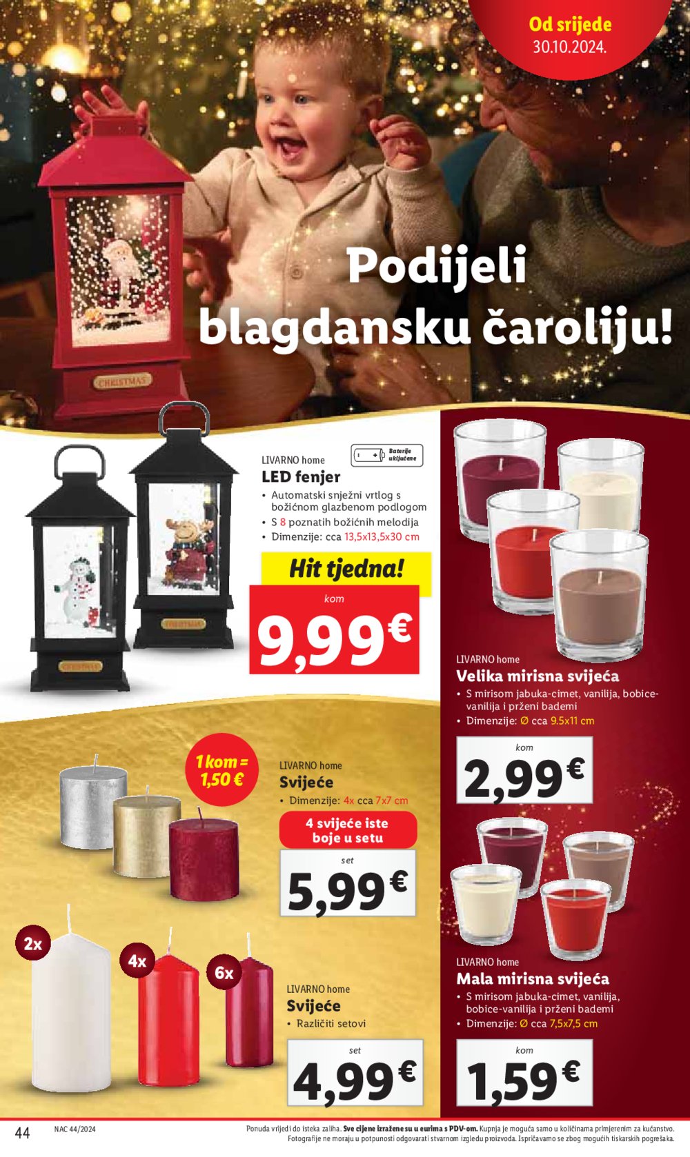 Lidl katalog Super ponuda od ponedjeljka 28.10.-03.11.2024.