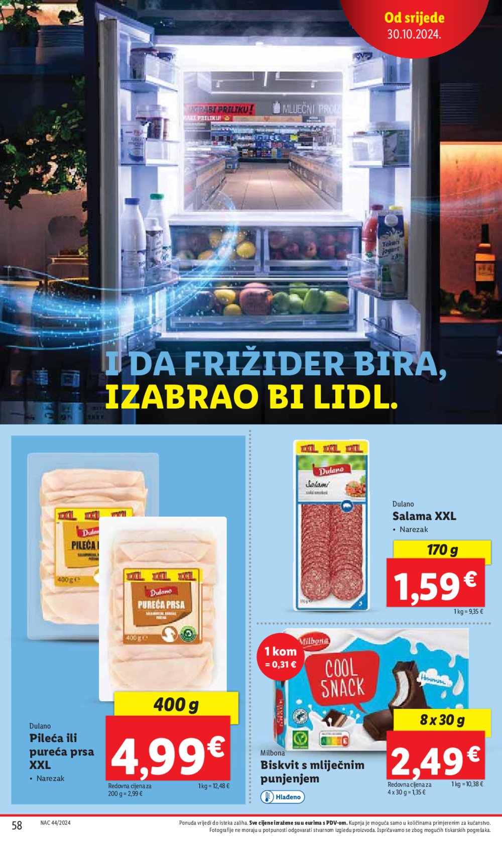 Lidl katalog Super ponuda od ponedjeljka 28.10.-03.11.2024.