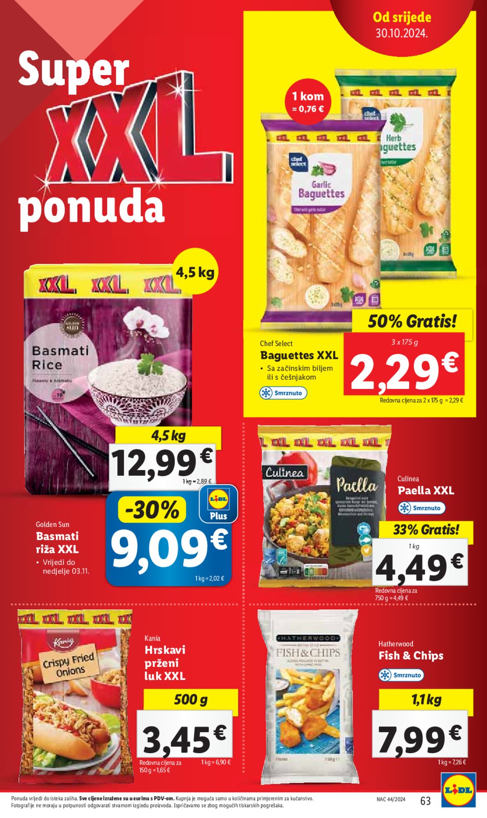 Lidl katalog Super ponuda od ponedjeljka 28.10.-03.11.2024.