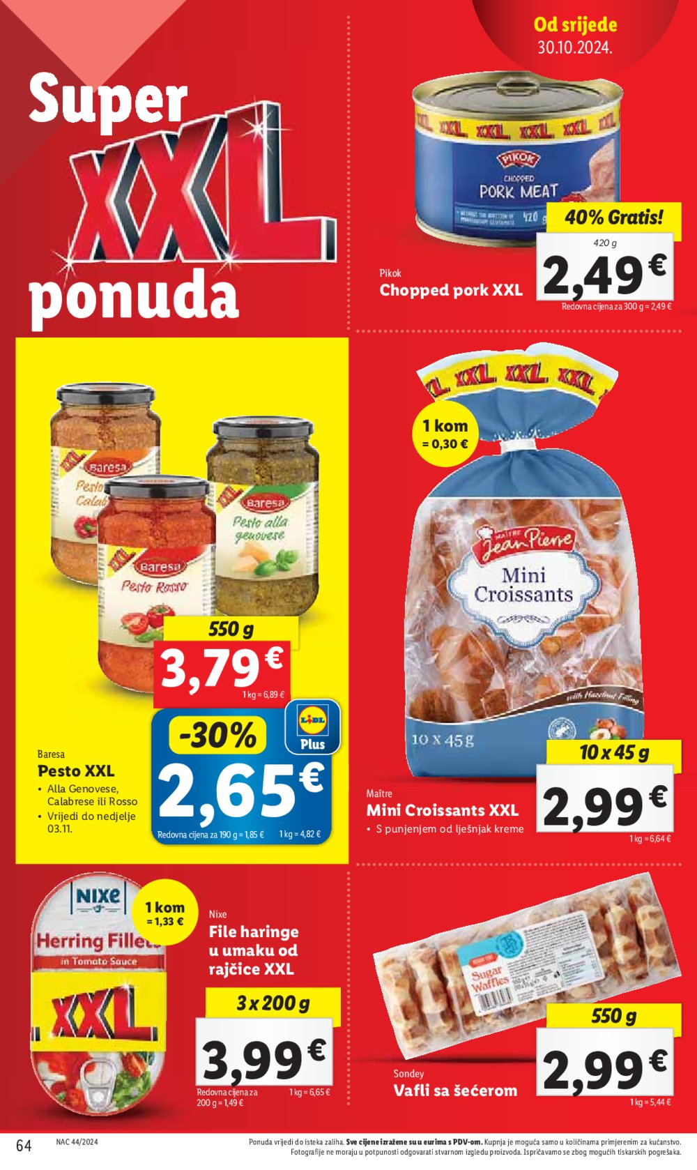 Lidl katalog Super ponuda od ponedjeljka 28.10.-03.11.2024.