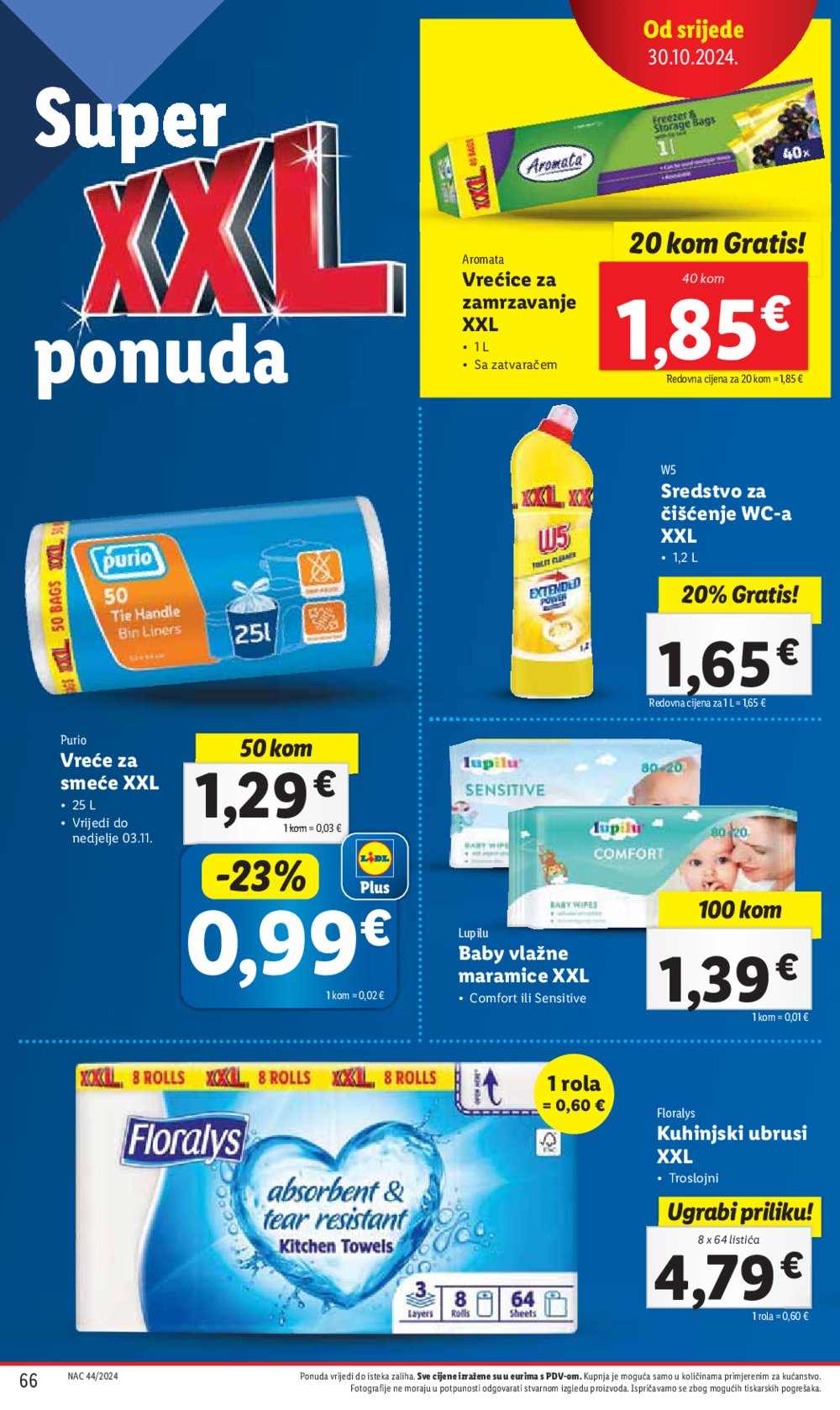 Lidl katalog Super ponuda od ponedjeljka 28.10.-03.11.2024.