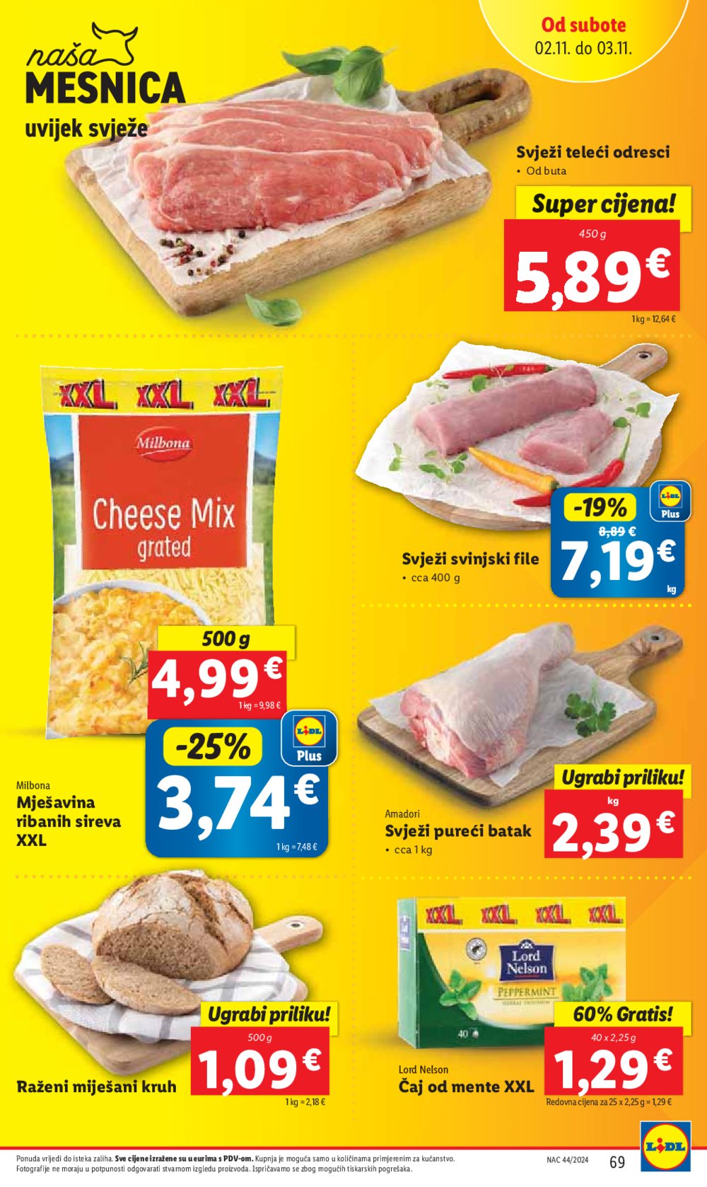 Lidl katalog Super ponuda od ponedjeljka 28.10.-03.11.2024.