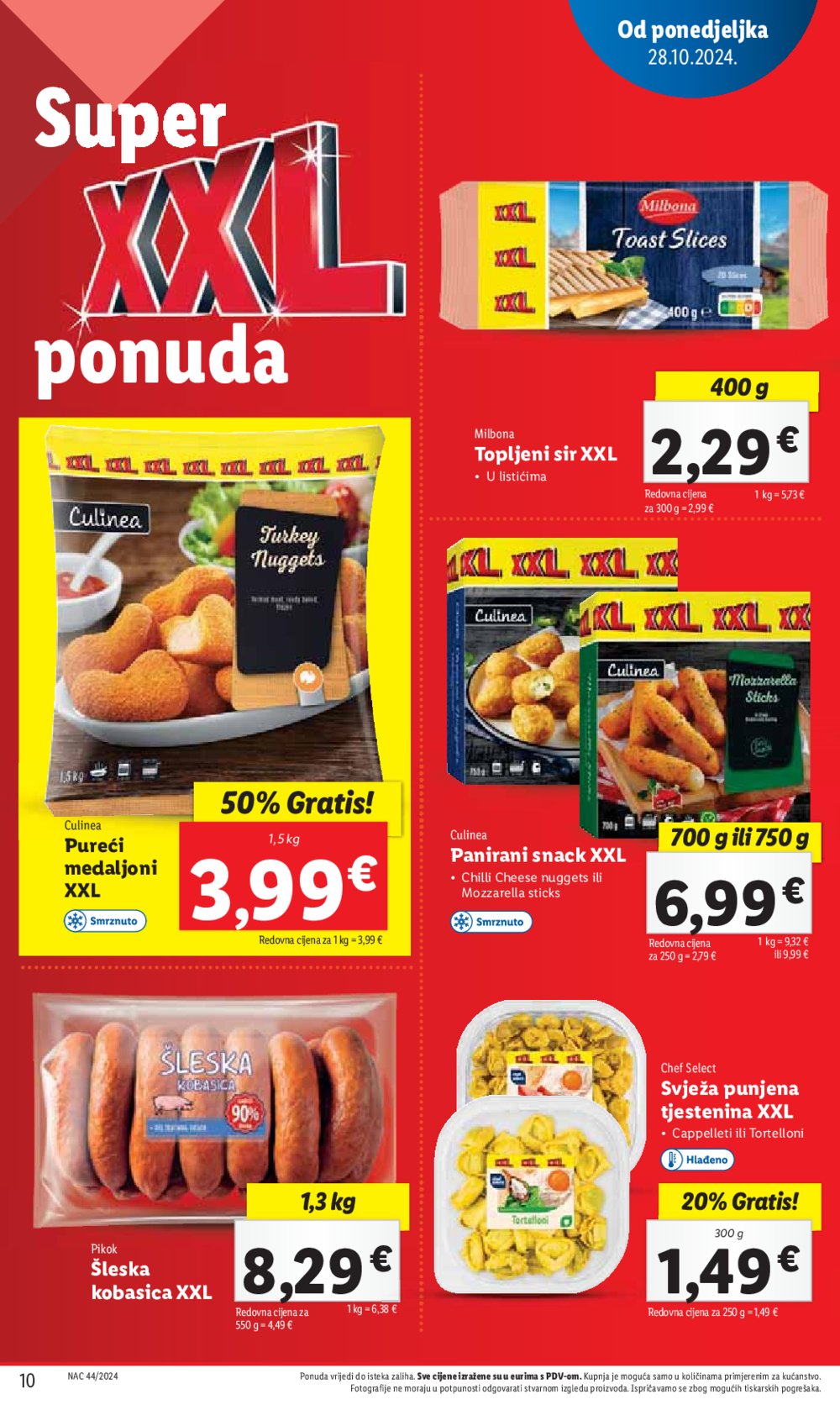 Lidl katalog Super ponuda od ponedjeljka 28.10.-03.11.2024.