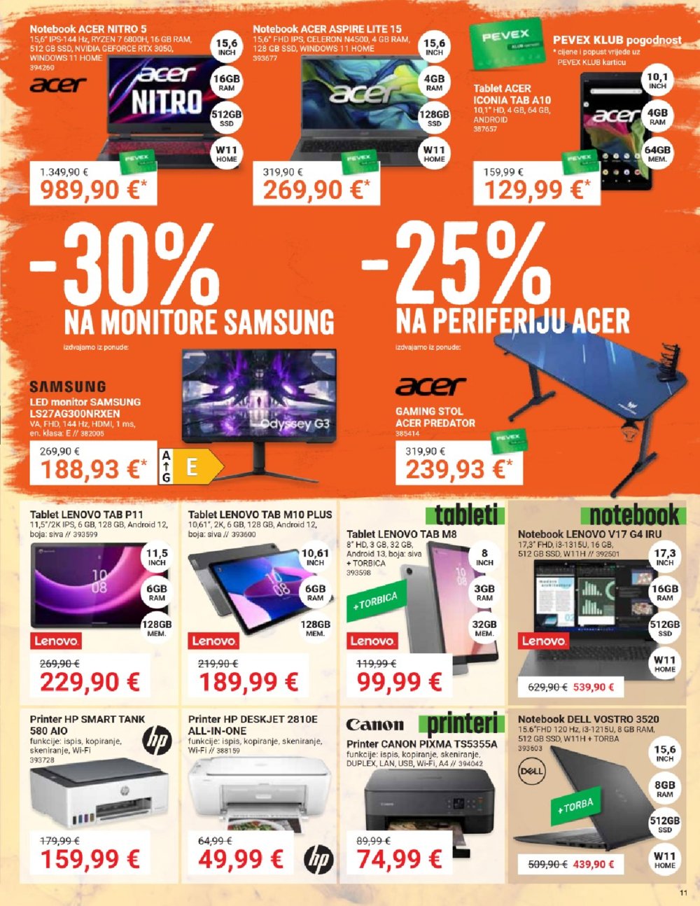 Pevex katalog Akcija 24.10.-19.11.2024.