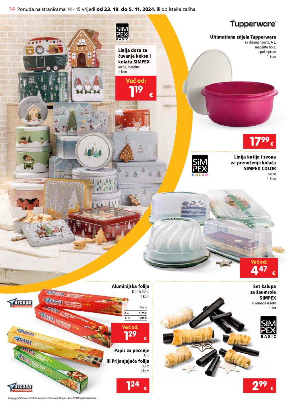 SPAR katalog Akcija 23.10.-29.10.2024.