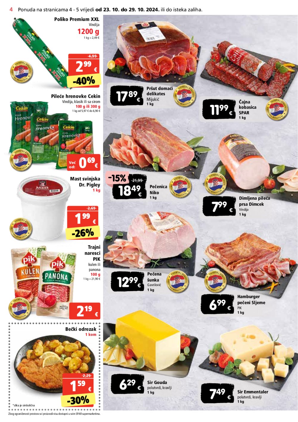 SPAR katalog Akcija 23.10.-29.10.2024.