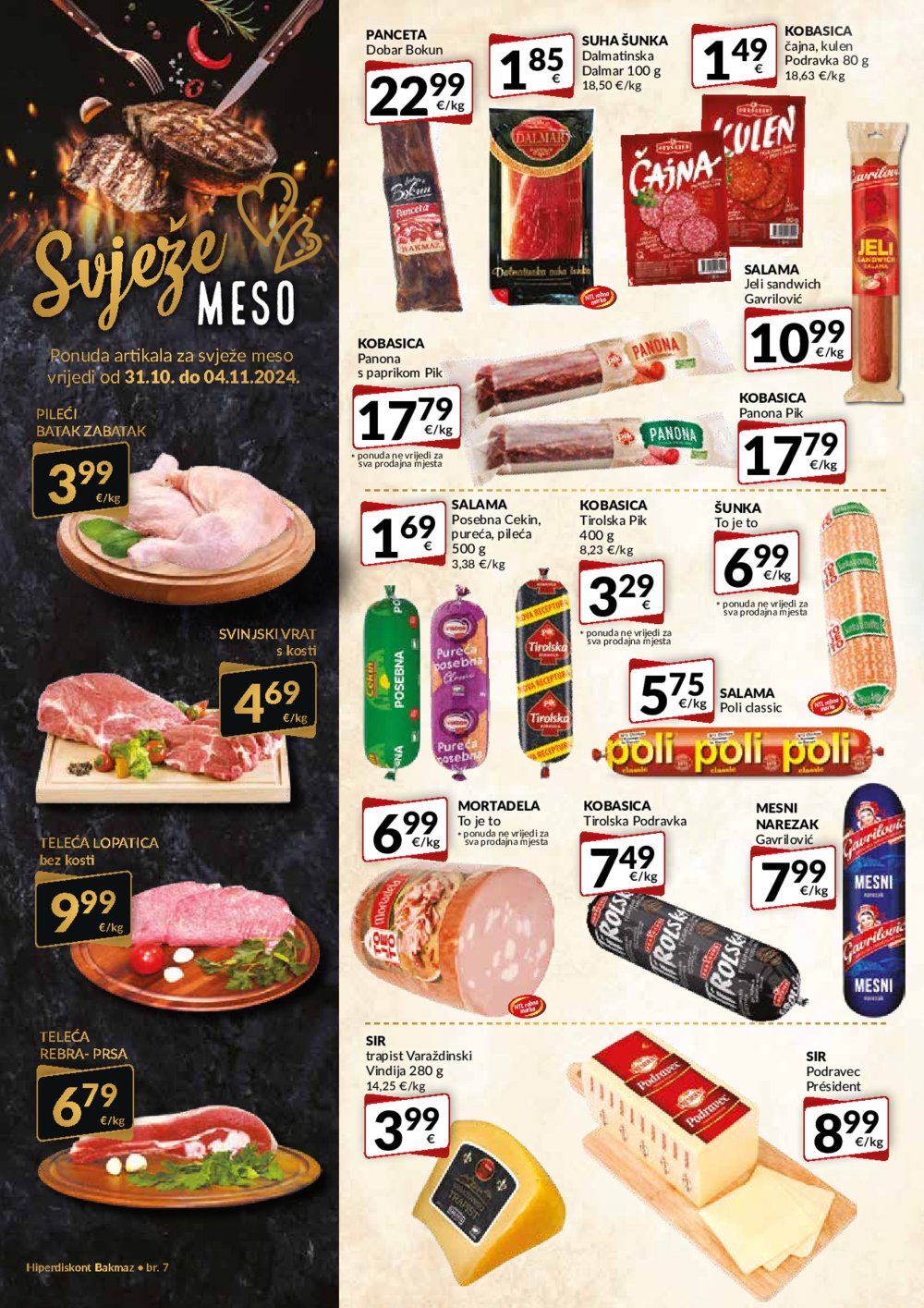 Bakmaz katalog Akcija 31.10.-06.11.2024.