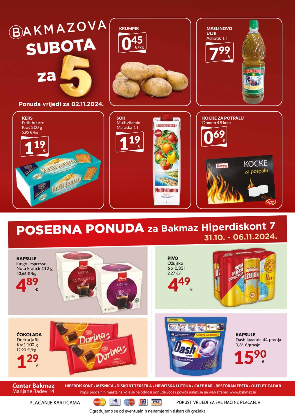 Bakmaz katalog Akcija 31.10.-06.11.2024.