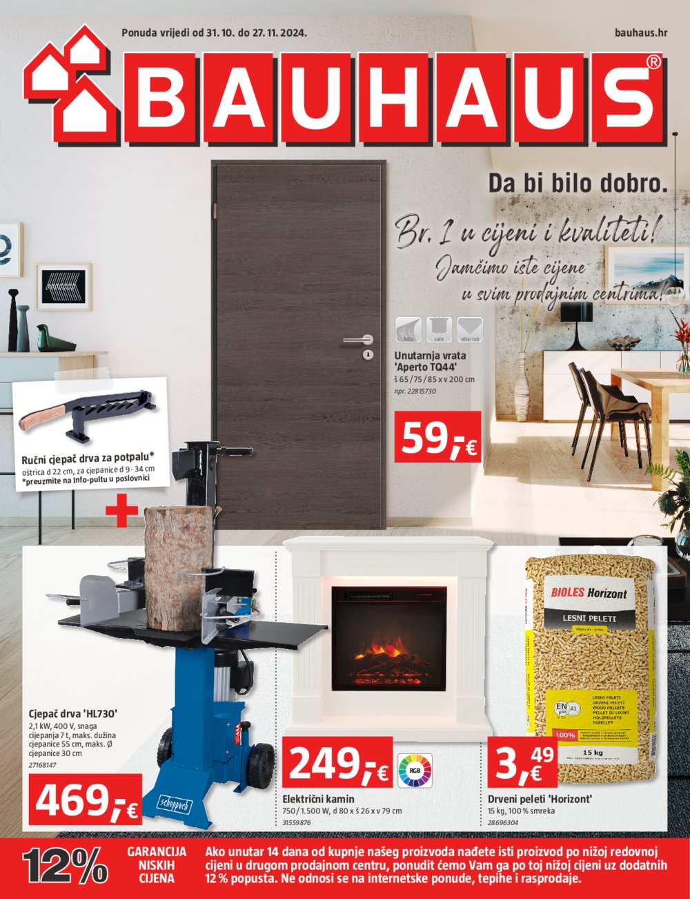 Bauhaus katalog Studeni 31.10. - 27.11.2024.