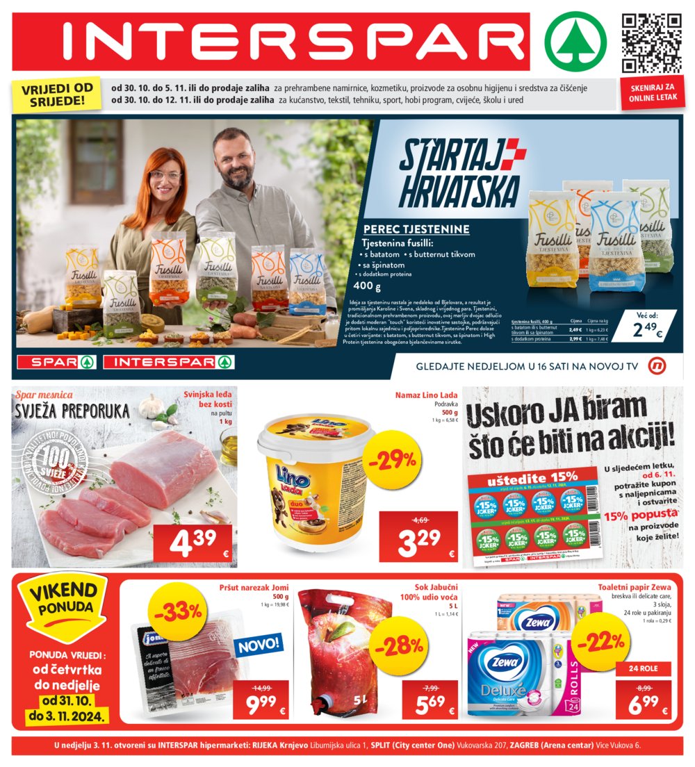 INTERSPAR katalog Akcija 30.10.-05.11.2024.