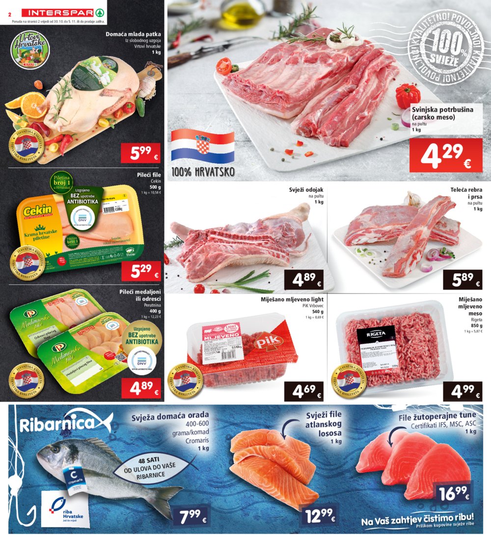 INTERSPAR katalog Akcija 30.10.-05.11.2024.