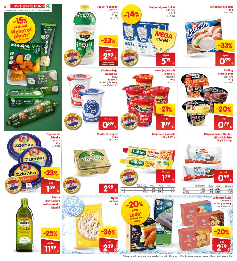 INTERSPAR katalog Akcija 30.10.-05.11.2024.