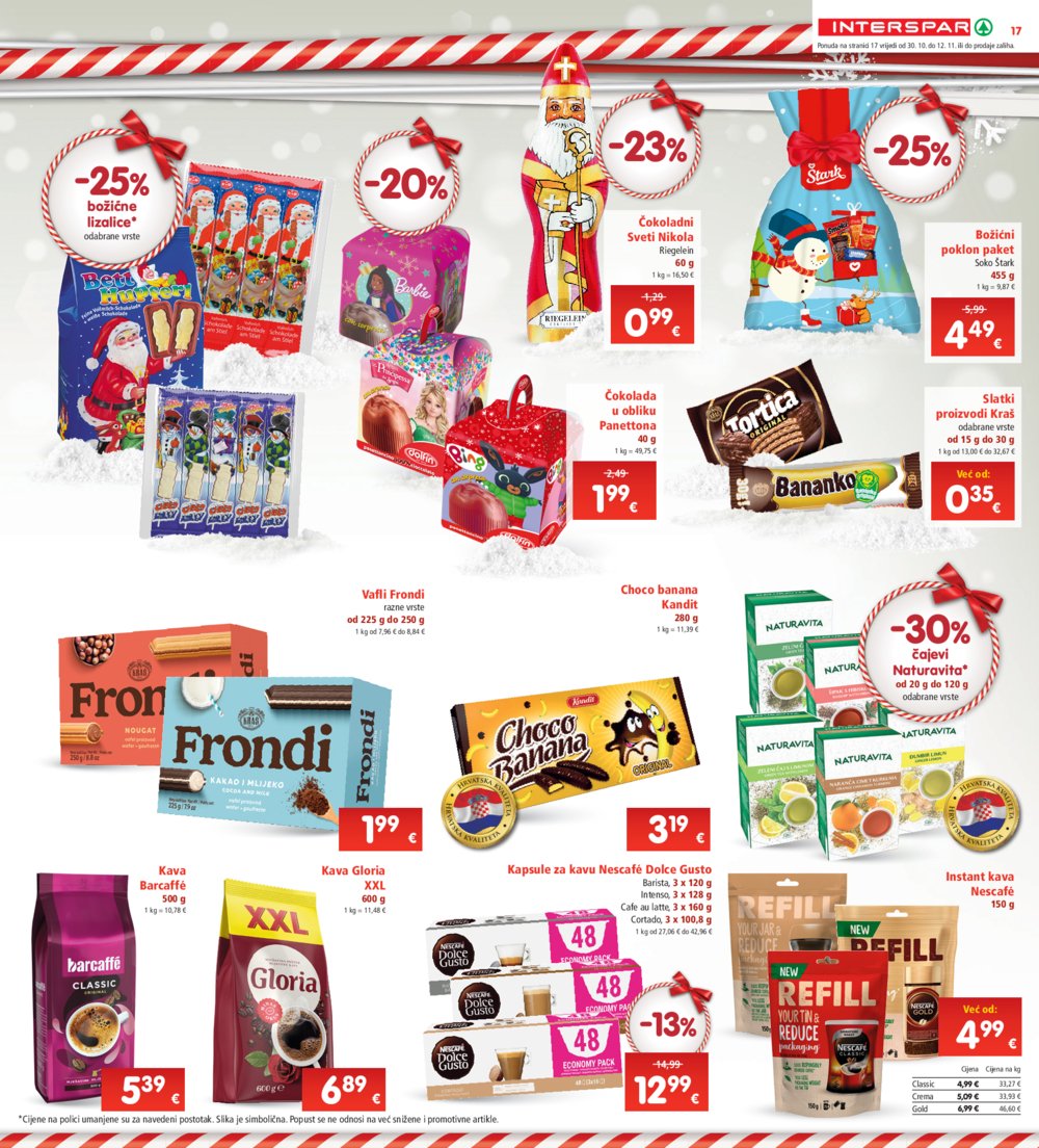 INTERSPAR katalog Akcija 30.10.-05.11.2024.