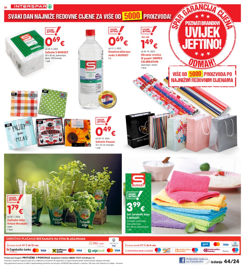 INTERSPAR katalog Akcija 30.10.-05.11.2024.