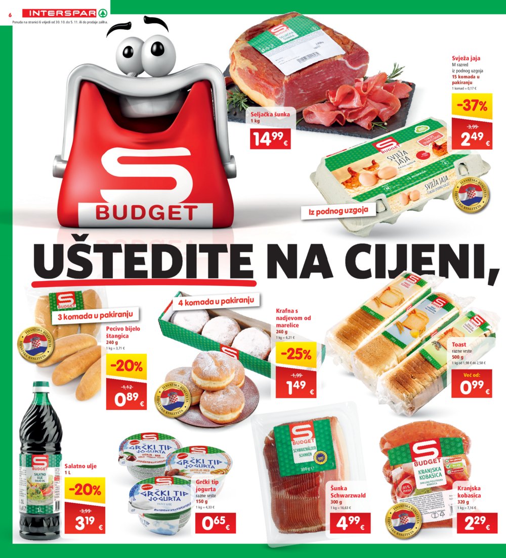 INTERSPAR katalog Akcija 30.10.-05.11.2024.