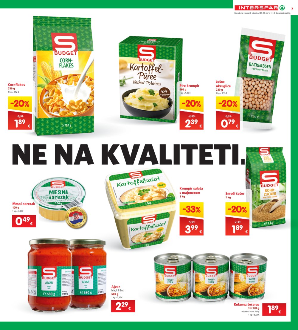 INTERSPAR katalog Akcija 30.10.-05.11.2024.