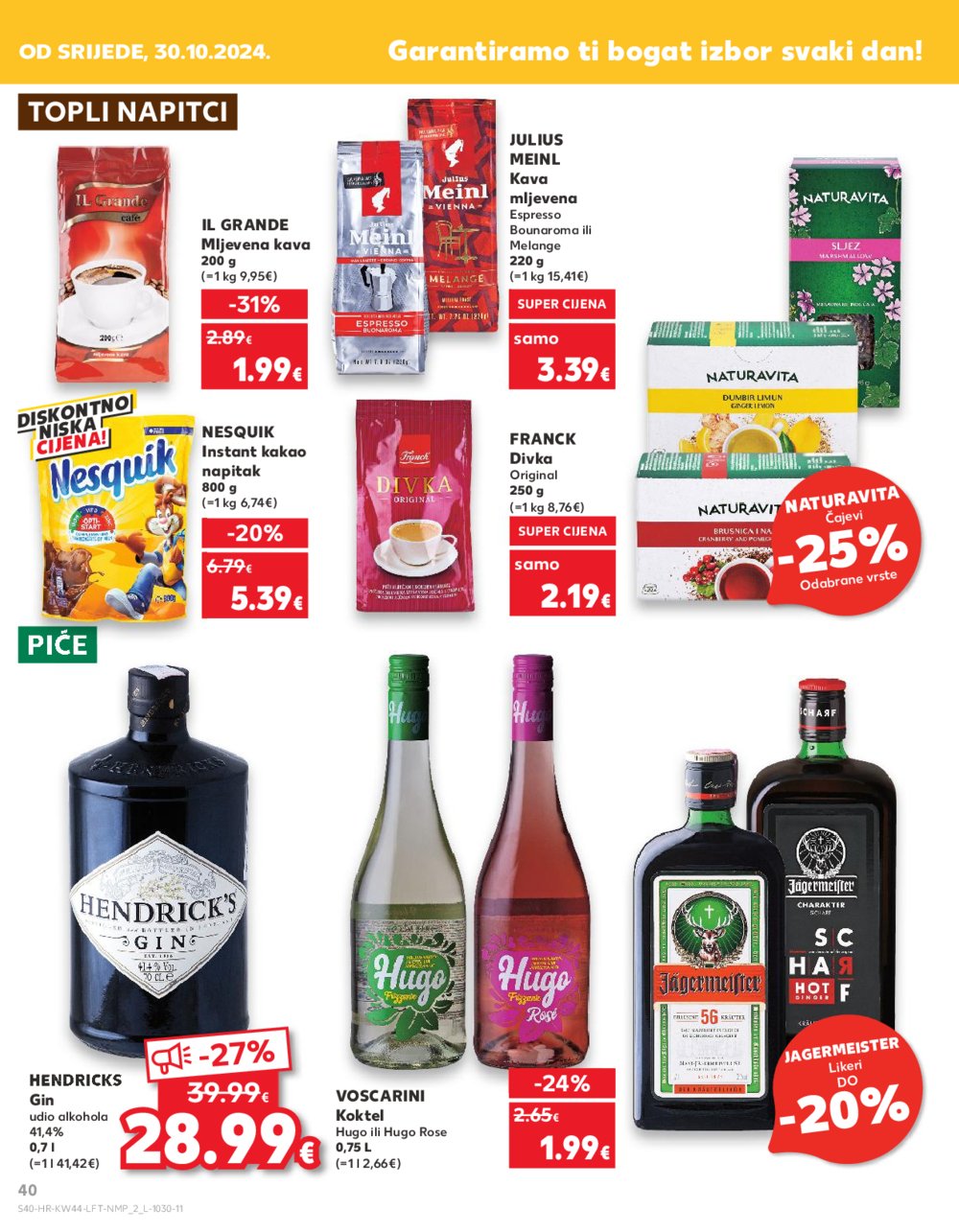 Kaufland katalog Akcija 30.10.-05.11.2024. Dugo Selo