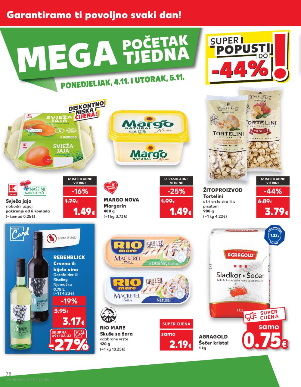 Kaufland katalog Akcija 30.10.-05.11.2024. Dugo Selo