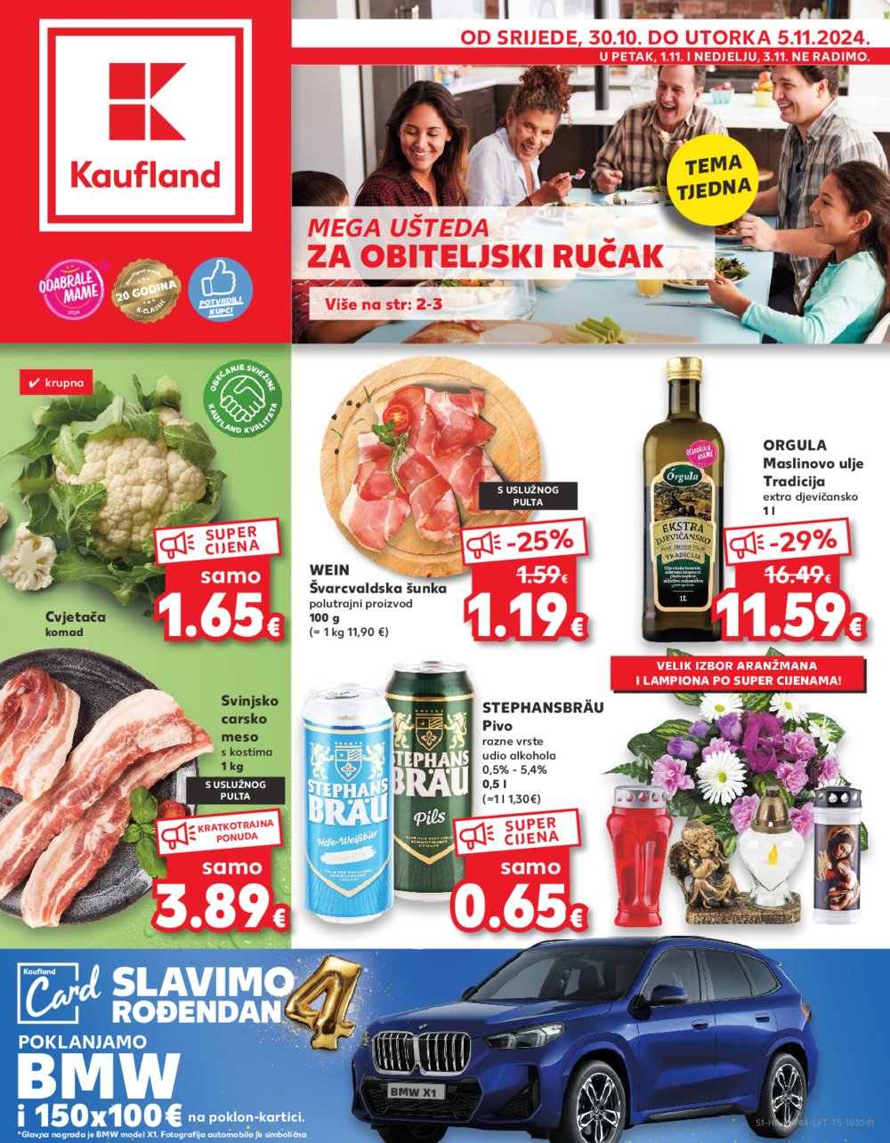 Kaufland katalog Akcija 30.10.-05.11.2024. Odabrane poslovnice