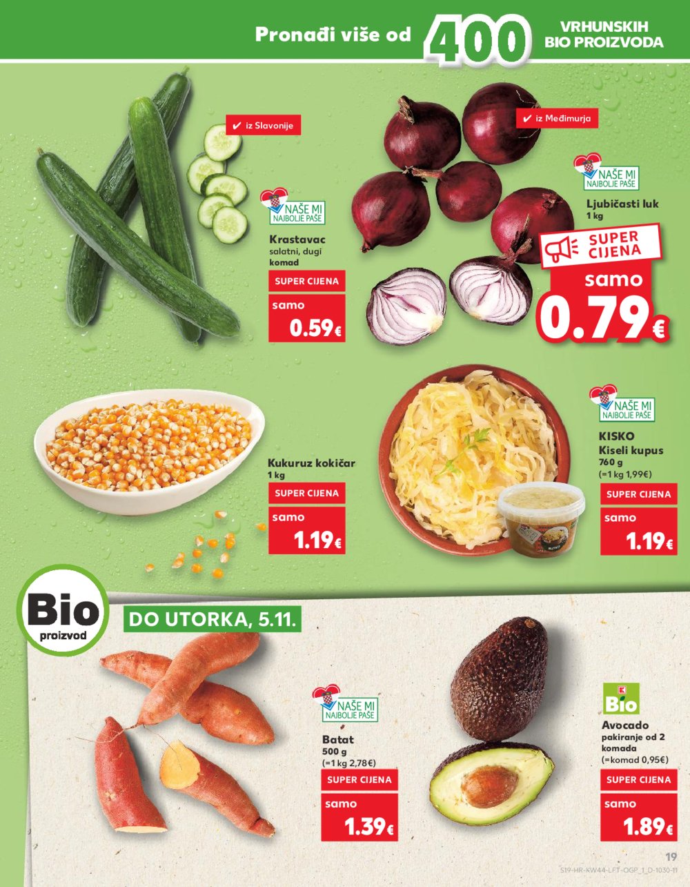 Kaufland katalog Akcija 30.10.-05.11.2024. VG, Ro, Ma, VU, Po, Vod