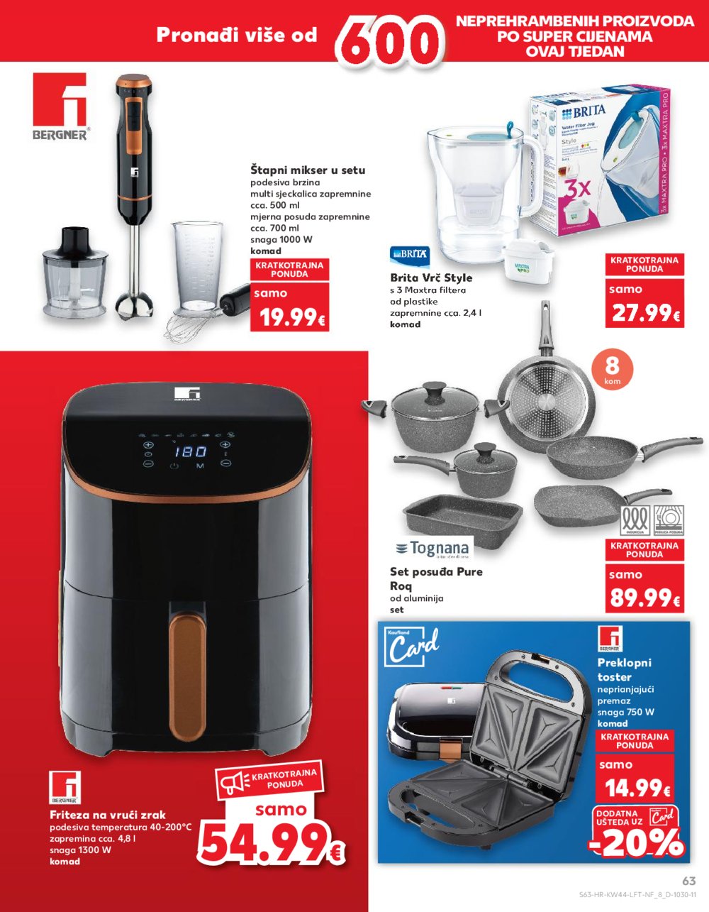 Kaufland katalog Akcija 30.10.-05.11.2024. VG, Ro, Ma, VU, Po, Vod