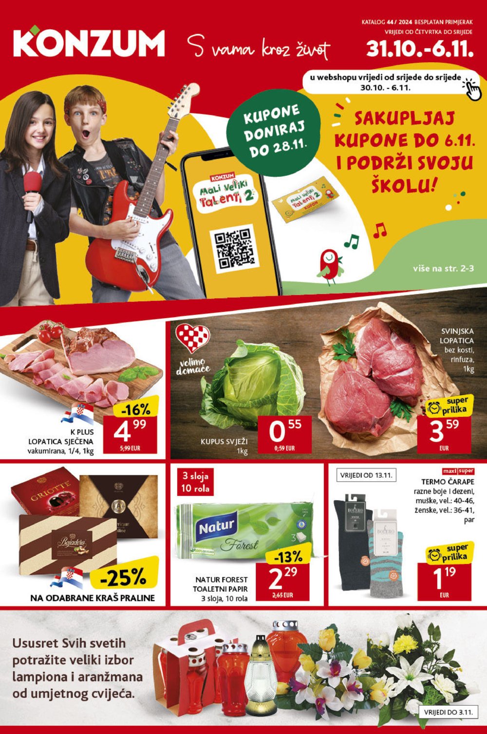 Konzum katalog Akcija 31.10.-06.11.2024.