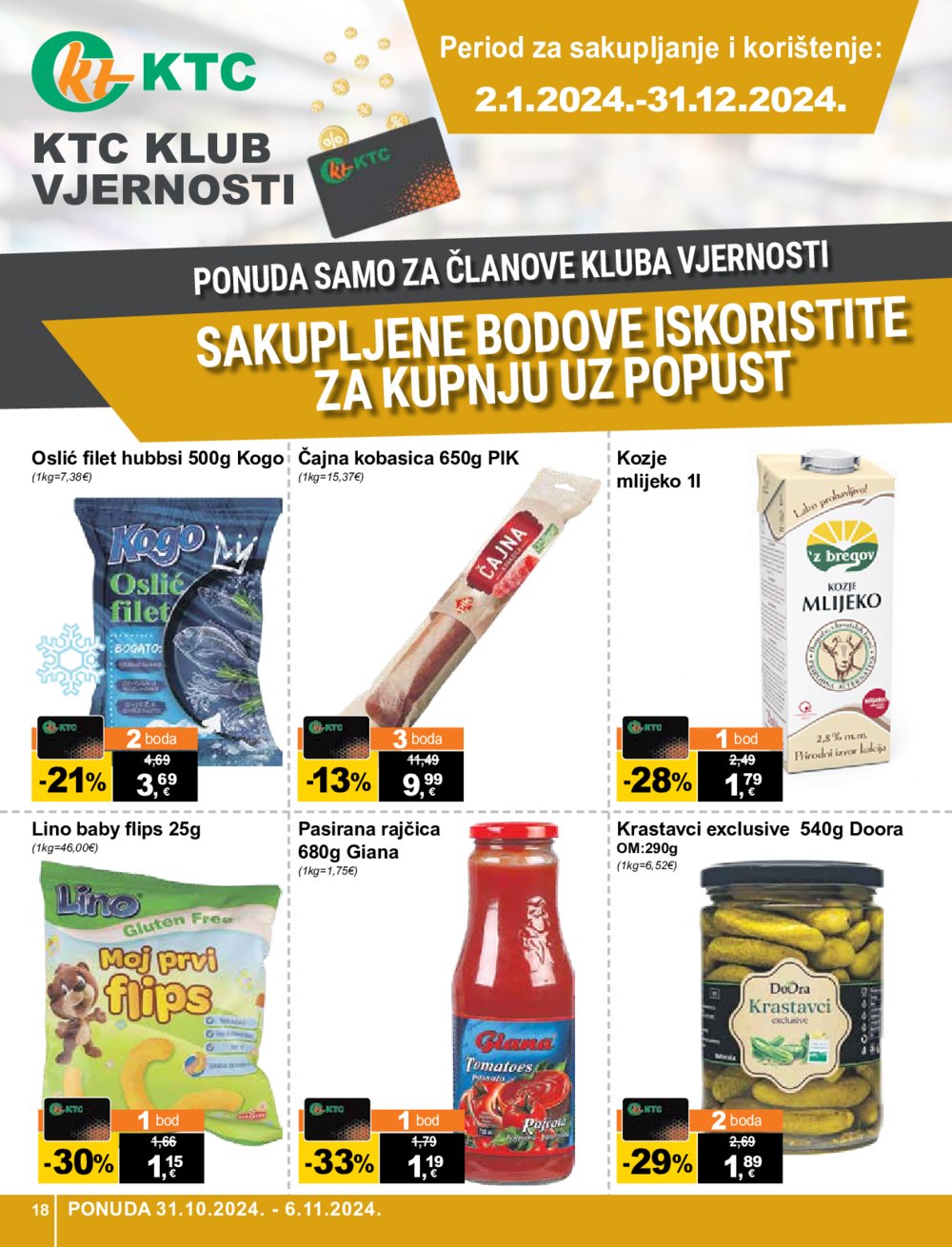 KTC Široka potrošnja katalog 31.10.-06.11.2024.