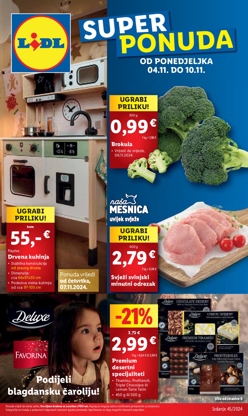 Lidl Super Ponuda od ponedjeljka 04.11. - 10.11.2024. 