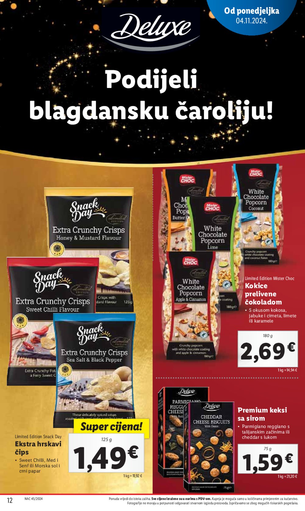 Lidl Super Ponuda od ponedjeljka 04.11. - 10.11.2024. 