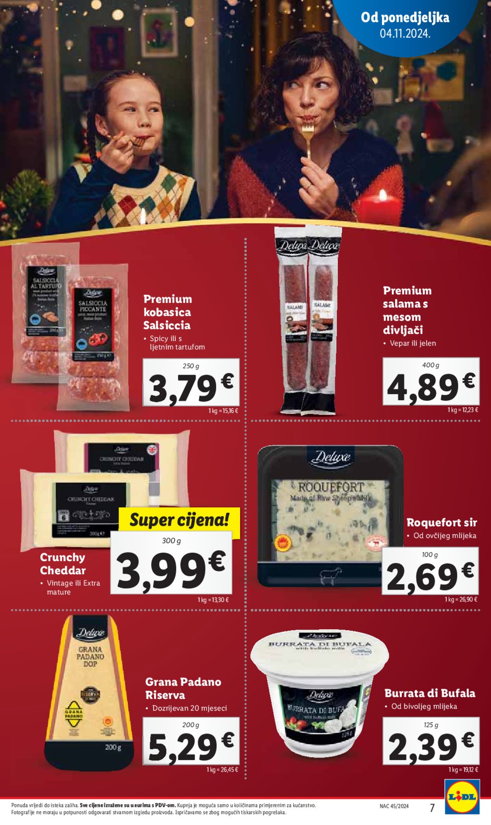 Lidl Super Ponuda od ponedjeljka 04.11. - 10.11.2024. 