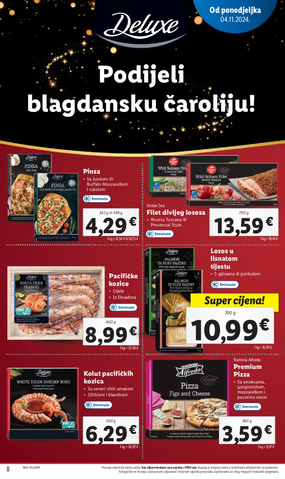 Lidl Super Ponuda od ponedjeljka 04.11. - 10.11.2024. 