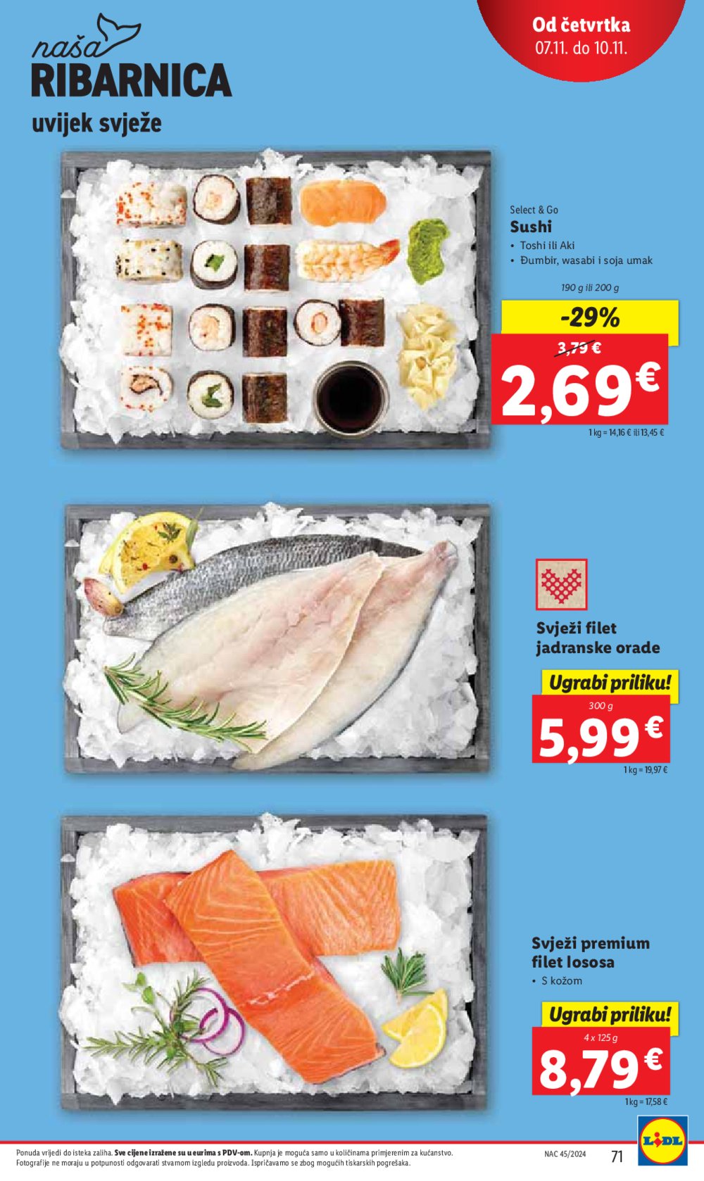 Lidl Super Ponuda od ponedjeljka 04.11. - 10.11.2024. 