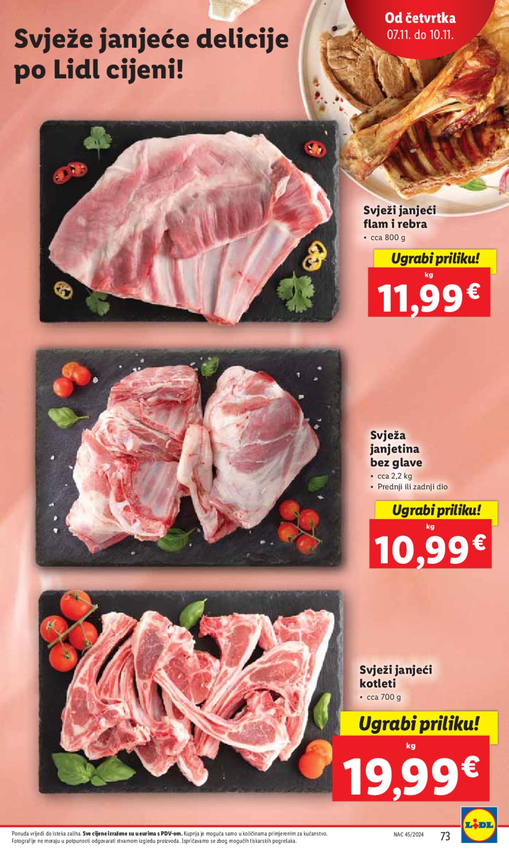 Lidl Super Ponuda od ponedjeljka 04.11. - 10.11.2024. 