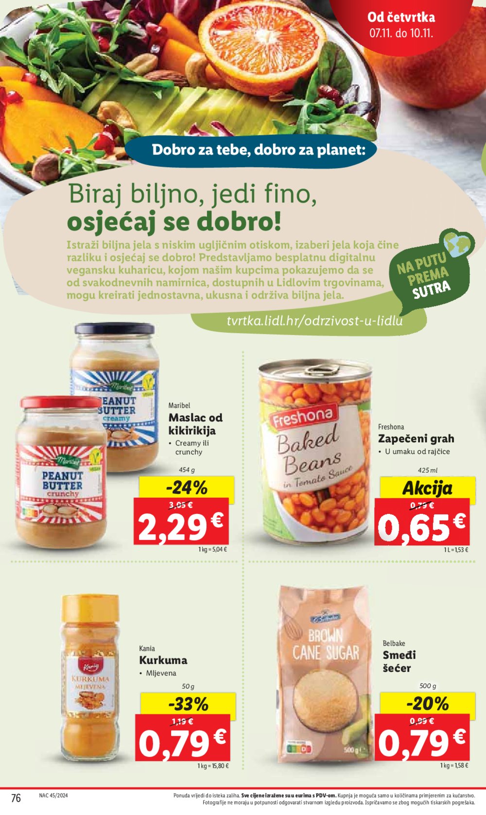 Lidl Super Ponuda od ponedjeljka 04.11. - 10.11.2024. 